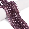 Natural Ruby Beads Strands G-L631-A01-6mm-A-1