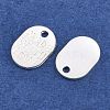 Tibetan Style Alloy Oval Charms TIBEP-Q035-08S-NR-1