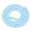 Electroplate Glass Beads Strands LS-EGLA-A044-P3mm-B06-3