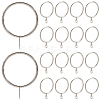 Iron Drape Sliding Eyelet Rings IFIN-SP0001-17B-P-1