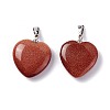 Synthetic Goldstone Pendants G-G956-B20-FF-1