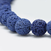 Natural Lava Beads Strands X-G-S255-8mm-14-3