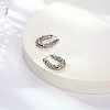 304 Stainless Steel Hoop Earrings IQ5375-2-2