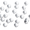 100Pcs Natural Quartz Sphere Beads G-NB0005-51A-1