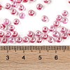 Transparent Inside Colours Glass Seed Beads SEED-A032-04K-4