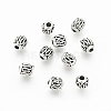 Tibetan Style Alloy Beads PALLOY-P184-04AS-RS-2