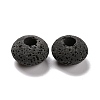 Natural Lava Rock European Beads GGDA007-4A-2