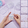 20Pcs Transparent Plastic Nail Art Tool Storage Box CON-BC0007-03D-3