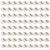 500Pcs Iron Crimp Beads Covers IFIN-ME0001-23B-1