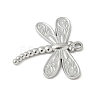 304 Stainless Steel Dragonfly Pendants STAS-S186-08C-P-2