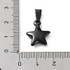 Ion Plating(IP) 304 Stainless Steel Charms STAS-I127-067B-02-2
