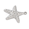 304 Stainless Steel Pendants STAS-K312-09B-P-2