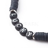 Polymer Clay Heishi Beaded Mobile Straps HJEW-JM00465-3