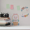 8 Sheets 8 Styles Easter Egg PVC Waterproof Wall Stickers DIY-WH0345-104-6