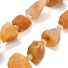 Natural Yellow Botswana Agate Beads Strands GG-CBA0B77-A21-03-2