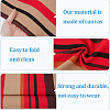 2Pcs Stripe Chair Cloth Canvas AJEW-GF0012-01A-6