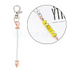 Alloy Beadable Pendant Decorations KEYC-D288-01RG-1