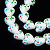 Handmade Bumpy Lampwork Beads Strands LAMP-N029-011F-3
