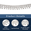 Iron Crystal Rhinestone Cup Chain CH-CW0001-02-5