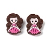Princess Food Grade Silicone Focal Beads SIL-A008-05B-1