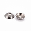 Tarnish Resistant Stainless Steel Bead Caps X-STAS-D040-2