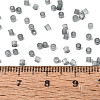 Imitation Cat Eyes Glass Seed Beads X-SEED-H003-03K-4