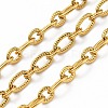 304 Stainless Steel Oval Link Chains CHS-C009-03G-1