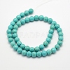 Synthetic Turquoise Beads Strands X-TURQ-F007-01B-4mm-3