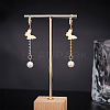 16Pcs Brass Stud Earring Findings KK-BC0008-50-4