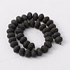 Synthetic Lava Rock Bead Strands G-N0092-18-2