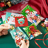 200Pcs 10 Style Christmas Theme Plastic Bakeware Bag OPP-TA0001-05-6