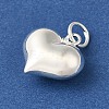 925 Sterling Silver Heart Charms with Jump Rings FIND-U013-05S-01-2