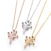 304 Stainless Steel Pendant Necklaces NJEW-E135-10-1