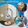 Iron with Wood Display Stands ODIS-WH0080-28A-5
