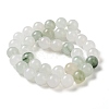 Natural Tianshan Cui Quartzite Beads Strands G-B046-01A-4