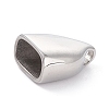 Tarnish Resistant 304 Stainless Steel Cord Ends STAS-K220-01C-P-2