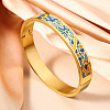 304 Stainless Steel Enamel Bangles FS-WG30162-19-1