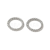 304 Stainless Steel Twisted Ring Linking Rings STAS-L300-005D-P-1