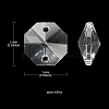 Transparent K9 Glass Connector Charms GLAA-YW0001-100-3