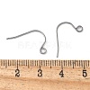 316 Surgical Stainless Steel Earring Hooks STAS-Z124-02C-P-3