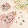 ARRICRAFT 60Pcs 6 Colors Alloy Rhinestone Pendants RB-AR0003-13-4