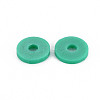 Handmade Polymer Clay Beads Strands CLAY-R089-8mm-T008-3