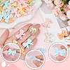 50Pcs Opaque Acrylic Beads SACR-SC0001-30-3