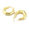 Real 18K Gold Plated Brass Hoop Earrings KK-R150-01B-2