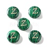 Synthetic Malachite Beads G-A238-01Z-1