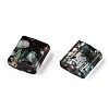 2-Hole Transparent Glass Seed Beads SEED-S023-30C-24-3