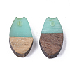 Resin & Walnut Wood Pendants RESI-S358-12D-2