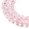 Transparent Baking Paint Glass Beads X1-DGLA-A034-T4mm-D04-3