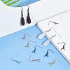 Unicraftale 50Pcs 5 Style 304 Stainless Steel Earring Hooks FIND-UN0001-32-2