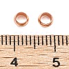 Brass Crimp Beads KK-S509-01RG-02-3